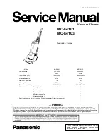 Panasonic MC-E4101 Service Manual предпросмотр