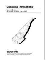 Предварительный просмотр 1 страницы Panasonic MC-E450 Operating Instructions Manual