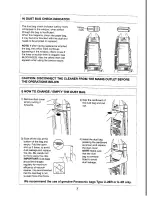 Предварительный просмотр 8 страницы Panasonic MC-E450 Operating Instructions Manual