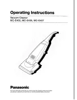 Panasonic MC-E455 Operating Instructions Manual предпросмотр