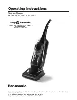 Предварительный просмотр 1 страницы Panasonic MC-E470 Operating Instructions Manual