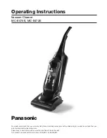 Panasonic MC-E470E Operating Instructions Manual предпросмотр