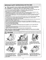 Предварительный просмотр 3 страницы Panasonic MC-E564 Operating Instructions Manual