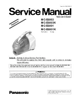 Panasonic MC-E6003 Servise Manual preview