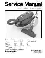 Предварительный просмотр 1 страницы Panasonic MC-E780 Service Manual