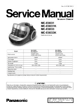 Panasonic MC-E8031 Service Manual предпросмотр