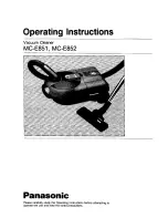 Panasonic MC-E851 Operating Instructions Manual предпросмотр