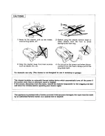 Предварительный просмотр 3 страницы Panasonic MC-E852 Operating Instructions Manual