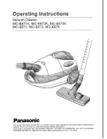 Panasonic MC-E871 Operating Instructions Manual предпросмотр