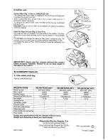 Preview for 8 page of Panasonic MC-E871 Operating Instructions Manual