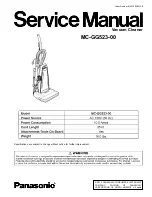 Panasonic MC-GG523-00 Service Manual предпросмотр