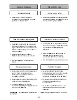 Предварительный просмотр 27 страницы Panasonic MC-GG525 Operating Instructions Manual