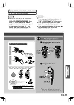 Предварительный просмотр 13 страницы Panasonic MC-SB30JW147 Operating Instructions Manual