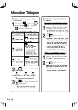 Предварительный просмотр 18 страницы Panasonic MC-SB30JW147 Operating Instructions Manual