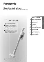 Panasonic MC-SB33J Instruction Manual предпросмотр