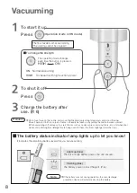 Preview for 8 page of Panasonic MC-SB33J Instruction Manual