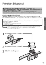 Preview for 17 page of Panasonic MC-SB33J Instruction Manual