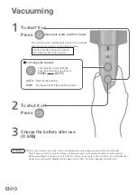 Предварительный просмотр 10 страницы Panasonic MC-SB53K Operating Instructions Manual