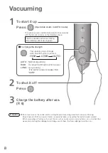 Предварительный просмотр 8 страницы Panasonic MC-SB85K Operating Instructions Manual