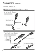 Предварительный просмотр 10 страницы Panasonic MC-SB85K Operating Instructions Manual