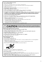 Preview for 3 page of Panasonic MC-SBM20 Operating Instructions Manual