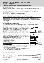 Preview for 12 page of Panasonic MC-SBM20 Operating Instructions Manual