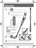 Предварительный просмотр 10 страницы Panasonic MC-SBU1F Operating Instructions Manual