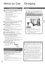 Предварительный просмотр 8 страницы Panasonic MC-SBV01 Operating Instructions Manual