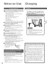 Preview for 8 page of Panasonic MC-SBV01W543 Operating Instructions Manual