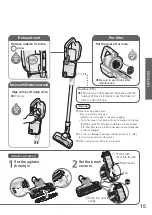 Preview for 15 page of Panasonic MC-SBV01W543 Operating Instructions Manual