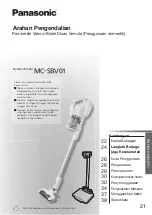 Preview for 21 page of Panasonic MC-SBV01W543 Operating Instructions Manual