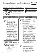 Preview for 24 page of Panasonic MC-SBV01W543 Operating Instructions Manual