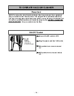 Предварительный просмотр 18 страницы Panasonic MC-UG223 Operating Instructions Manual