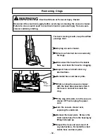 Предварительный просмотр 34 страницы Panasonic MC-UG223 Operating Instructions Manual