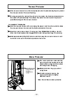 Предварительный просмотр 30 страницы Panasonic MC-UG323 Operating Instructions Manual