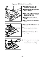 Предварительный просмотр 38 страницы Panasonic MC-UG323 Operating Instructions Manual