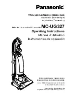 Panasonic MC-UG327 Operating Instructions Manual предпросмотр