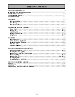 Preview for 2 page of Panasonic MC-UG327 Operating Instructions Manual