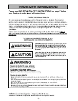 Preview for 4 page of Panasonic MC-UG327 Operating Instructions Manual