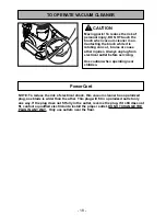 Preview for 18 page of Panasonic MC-UG327 Operating Instructions Manual