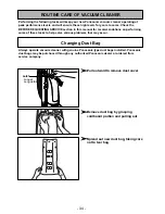 Preview for 34 page of Panasonic MC-UG327 Operating Instructions Manual