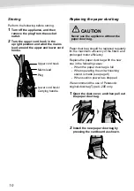 Preview for 10 page of Panasonic MC-UG342 Operating Instructions Manual