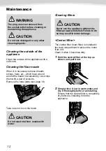 Preview for 12 page of Panasonic MC-UG342 Operating Instructions Manual