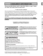 Preview for 4 page of Panasonic MC-UG413 Operating Instructions Manual