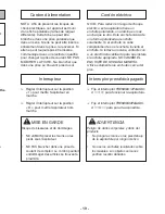 Preview for 19 page of Panasonic MC-UG413 Operating Instructions Manual