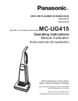 Panasonic MC-UG415 Operating Instructions Manual предпросмотр