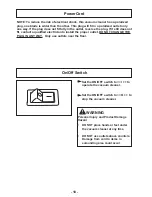 Предварительный просмотр 18 страницы Panasonic MC-UG415 Operating Instructions Manual