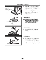 Предварительный просмотр 20 страницы Panasonic MC-UG415 Operating Instructions Manual