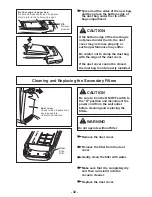 Предварительный просмотр 32 страницы Panasonic MC-UG415 Operating Instructions Manual