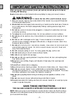 Предварительный просмотр 5 страницы Panasonic MC-UG504 Operating Instructions Manual